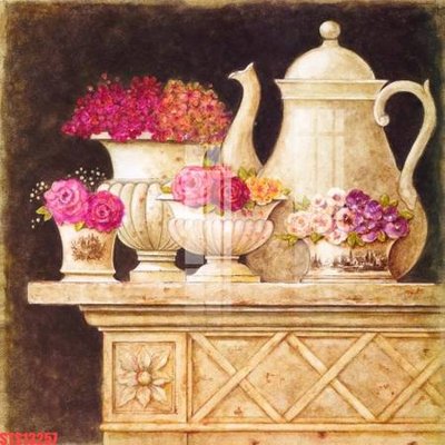 File gốc Tranh sơn dầu phương tây tổng hợp STS13257 (in lụa) chi tiết cao