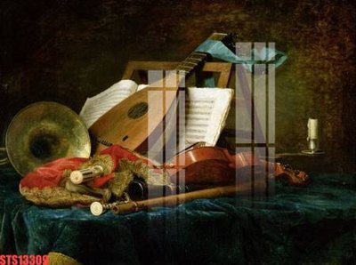 Chi tiết file gốc Tranh sơn dầu phương tây tổng hợp STS13309 (cho in tráng gương)