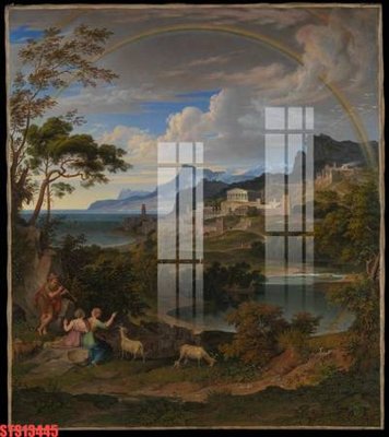 File ảnh Tranh sơn dầu phương tây tổng hợp STS13445 (gốc) cho trang trí nội thất