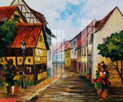 File tranh Tranh sơn dầu phương tây tổng hợp STS13513 (gốc) chủ đề tĩnh vật