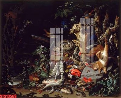 File gốc Tranh sơn dầu phương tây tổng hợp STS13569 (in lụa) tranh mã đáo