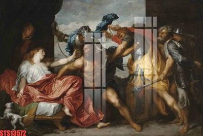 File ảnh Tranh sơn dầu phương tây tổng hợp STS13572 (gốc) in PP, decal