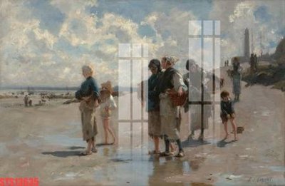 File in mica Tranh sơn dầu phương tây tổng hợp STS13635 (bản gốc) siêu trong