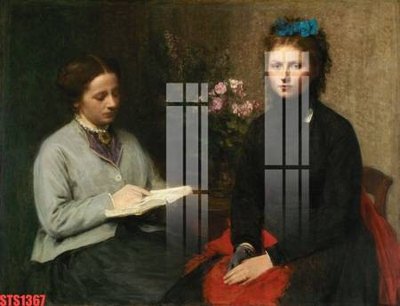 File gốc Tranh sơn dầu phương tây tổng hợp STS1367 (in ấn) màu sắc trung thực