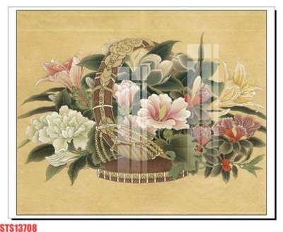 File gốc Tranh sơn dầu phương tây tổng hợp STS13708 (cho in UV) siêu nét