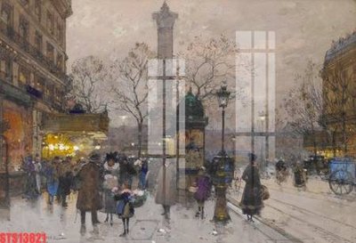 Download file Tranh sơn dầu phương tây tổng hợp STS13821 (gốc) in mica ốp bếp