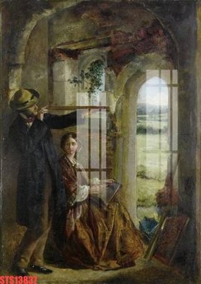 File gốc Tranh sơn dầu phương tây tổng hợp STS13837 (in lụa) tranh phong thủy