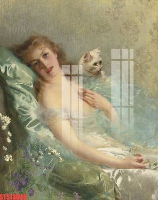 Ảnh gốc Tranh sơn dầu phương tây tổng hợp STS13849 (độ nét cao) in mica