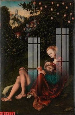 Hình ảnh file gốc in trần nhà Tranh sơn dầu phương tây tổng hợp STS13891