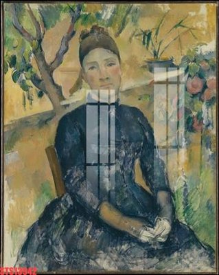 File in mica Tranh sơn dầu phương tây tổng hợp STS13942 (bản gốc) làm vách ngăn