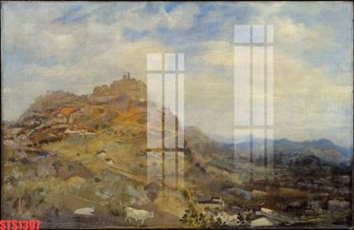 Ảnh gốc Tranh sơn dầu phương tây tổng hợp STS1397 (độ nét cao) in mica