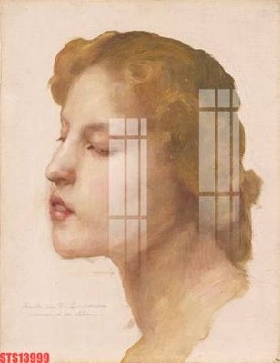 File gốc Tranh sơn dầu phương tây tổng hợp STS13999 (in lụa) chi tiết cao