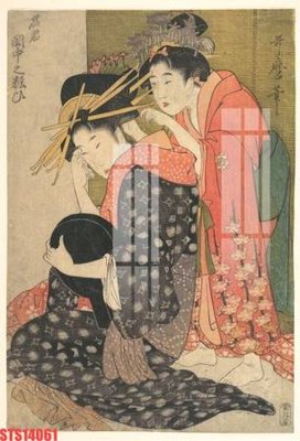 Download file Tranh sơn dầu phương tây tổng hợp STS14061 (gốc) in mica ốp bếp