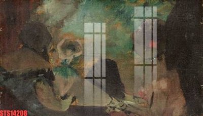 File tranh Tranh sơn dầu phương tây tổng hợp STS14208 (gốc) chủ đề động vật