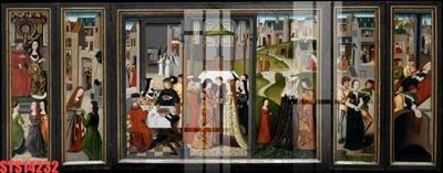 Tệp tin gốc Tranh sơn dầu phương tây tổng hợp STS14232 (dùng cho in ấn) chuyên nghiệp