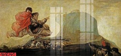 File gốc Tranh sơn dầu phương tây tổng hợp STS14258 (in lụa) tranh mã đáo