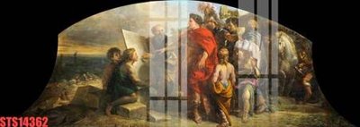 File tranh Tranh sơn dầu phương tây tổng hợp STS14362 (bản gốc) in lụa 3D