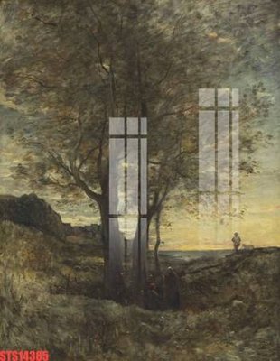 File PSD Tranh sơn dầu phương tây tổng hợp STS14385 (bản gốc) dễ dàng edit