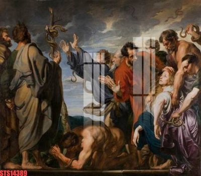 File in trần Tranh sơn dầu phương tây tổng hợp STS14389 (bản gốc) bầu trời