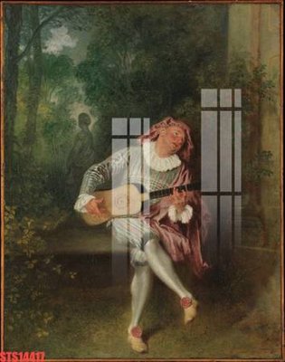 File tranh Tranh sơn dầu phương tây tổng hợp STS14417 (bản gốc) treo quán cafe