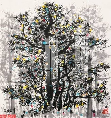 Hình ảnh file gốc in trần nhà Tranh sơn dầu phương tây tổng hợp STS14439