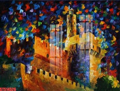 File tranh in mica Tranh sơn dầu phương tây tổng hợp STS14526 (độ phân giải cao)