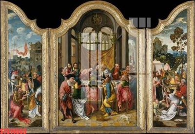 File ảnh gốc Tranh sơn dầu phương tây tổng hợp STS14563 không vỡ nét