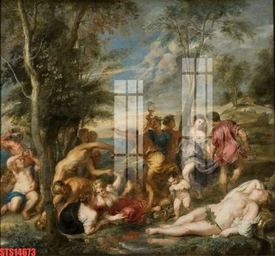 Tải file gốc Tranh sơn dầu phương tây tổng hợp STS14673 (in khổ lớn) không vỡ