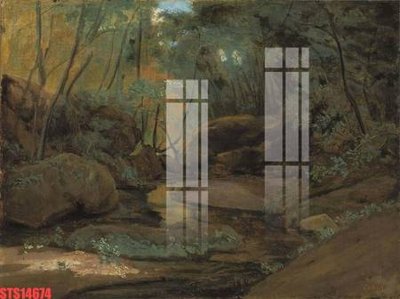 File in lụa Tranh sơn dầu phương tây tổng hợp STS14674 (chất lượng cao) Tranh sơn dầu phương tây tổng hợp STS14674