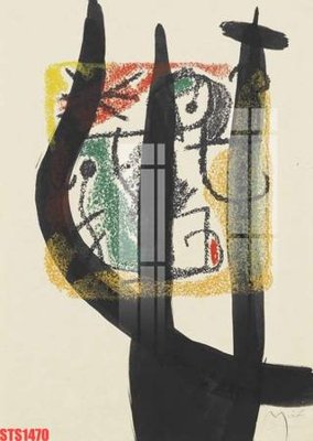 File in trần Tranh sơn dầu phương tây tổng hợp STS1470 (bản gốc) hoa văn