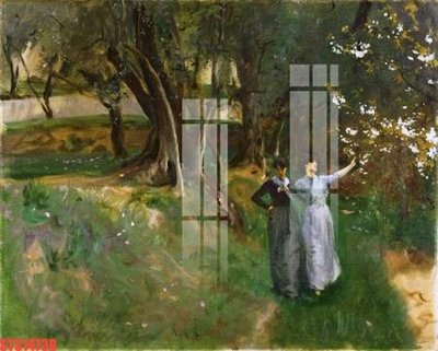 File in lụa Tranh sơn dầu phương tây tổng hợp STS14738 (chất lượng cao) Tranh sơn dầu phương tây tổng hợp STS14738