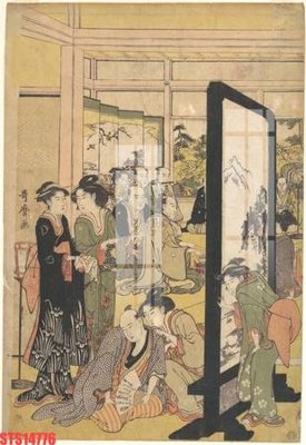 Download file Tranh sơn dầu phương tây tổng hợp STS14776 (chuẩn in) chất lượng cao