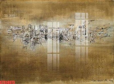 File gốc Tranh sơn dầu phương tây tổng hợp STS14973 (in tráng gương) ốp tường