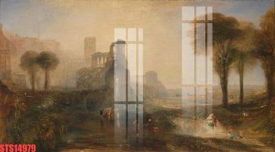 File tranh Tranh sơn dầu phương tây tổng hợp STS14979 (bản gốc) in lụa dán tường