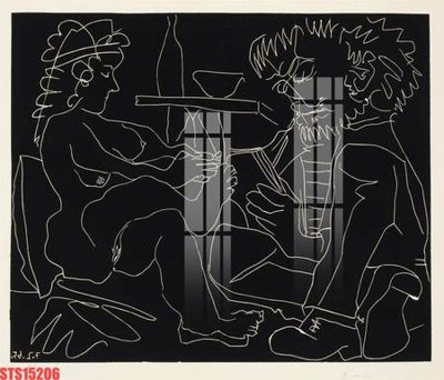 File gốc Tranh sơn dầu phương tây tổng hợp STS15206 (in 3D) cho trang trí