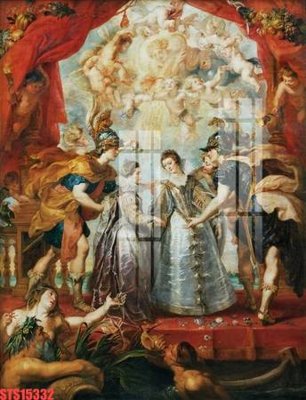 Hình ảnh file gốc in trần nhà Tranh sơn dầu phương tây tổng hợp STS15332