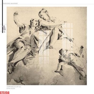 File tranh Tranh sơn dầu phương tây tổng hợp STS156 (bản gốc) in lụa 5D