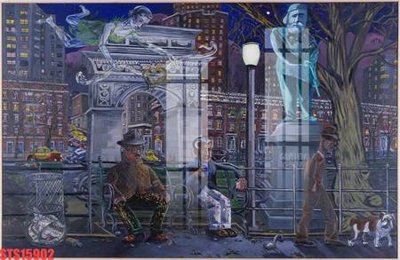 File gốc Tranh sơn dầu phương tây tổng hợp STS15902 (in lụa) tranh phong thủy