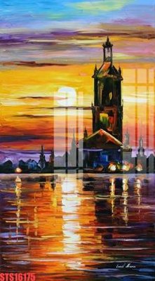 File in ấn Tranh sơn dầu phương tây tổng hợp STS16175 (bản gốc) sắc nét