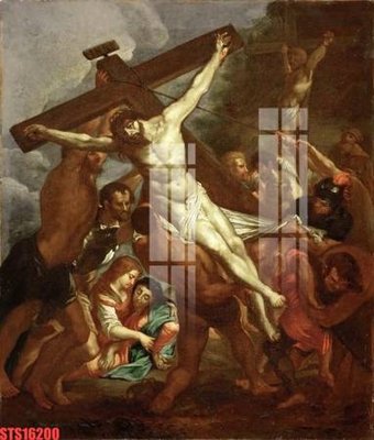 File gốc Tranh sơn dầu phương tây tổng hợp STS16200 (in lụa) tranh phong thủy