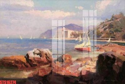 Download file gốc Tranh sơn dầu phương tây tổng hợp STS16274 (in mica) trang trí