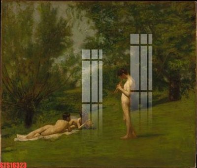 File gốc Tranh sơn dầu phương tây tổng hợp STS16323 (in lụa) cao cấp