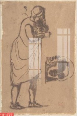 File tranh Tranh sơn dầu phương tây tổng hợp STS1636 (bản gốc) in lụa dán tường