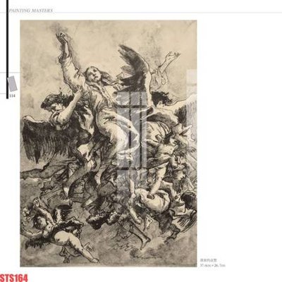 File tranh Tranh sơn dầu phương tây tổng hợp STS164 (bản gốc) treo tường