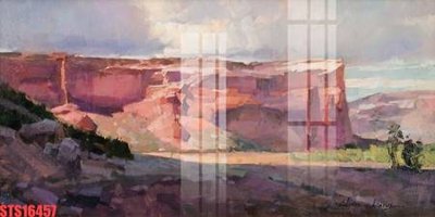 File ảnh Tranh sơn dầu phương tây tổng hợp STS16457 (gốc) in PP, decal