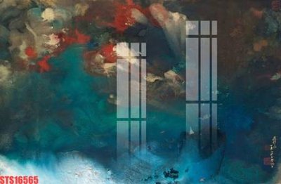 File gốc Tranh sơn dầu phương tây tổng hợp STS16565 (vector) cho in ấn