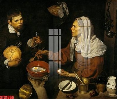 Tệp tin gốc Tranh sơn dầu phương tây tổng hợp STS1666 (dùng cho in ấn) chuyên nghiệp