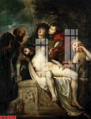 File in lụa Tranh sơn dầu phương tây tổng hợp STS16953 (hoa văn) Tranh sơn dầu phương tây tổng hợp STS16953