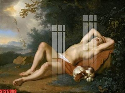 File tranh gốc Tranh sơn dầu phương tây tổng hợp STS17009 chủ đề hiện đại