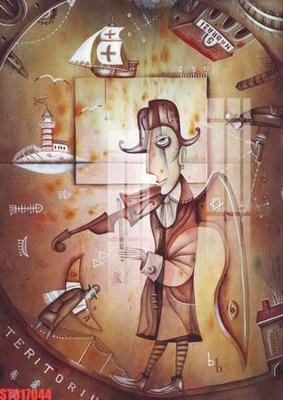 File gốc Tranh sơn dầu phương tây tổng hợp STS17044 (chủ đề hiện đại) trang trí